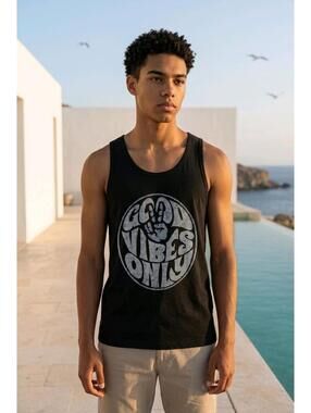 Men's Zuni Sportswear Good Vibes Only Tank Top sz Small